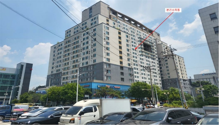 건물 정면 · 본건 소재동