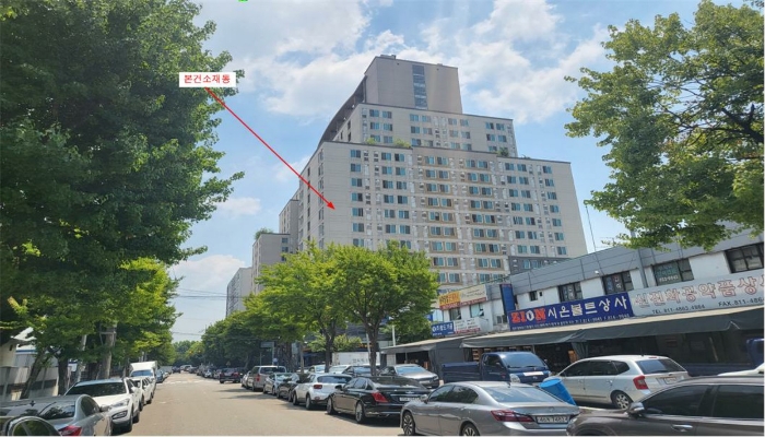 단지 앞 가로 · 산업단지 배후