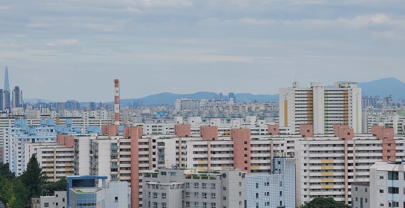 아파트 주거단지 조망